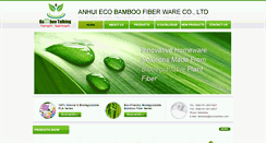 Desktop Screenshot of eco-bamboo.com